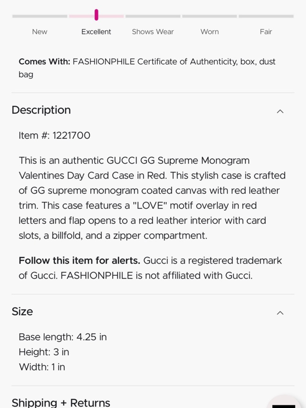 GUCCI supreme monogram LOVE wallet - Picture 7 of 15